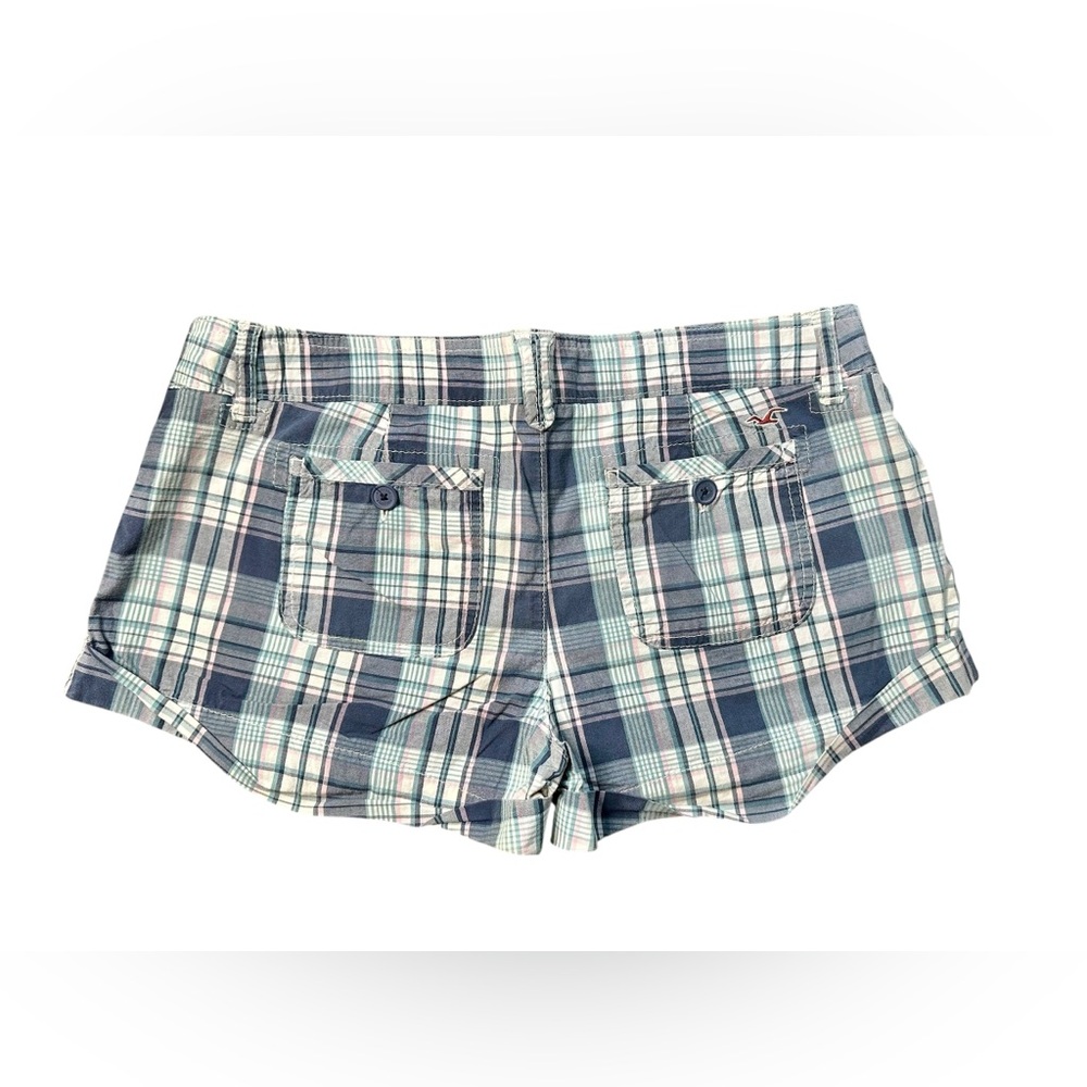 Women’s Y2K Hollister Plaid Shorts Size 7 Preppy - Picture 4 of 7